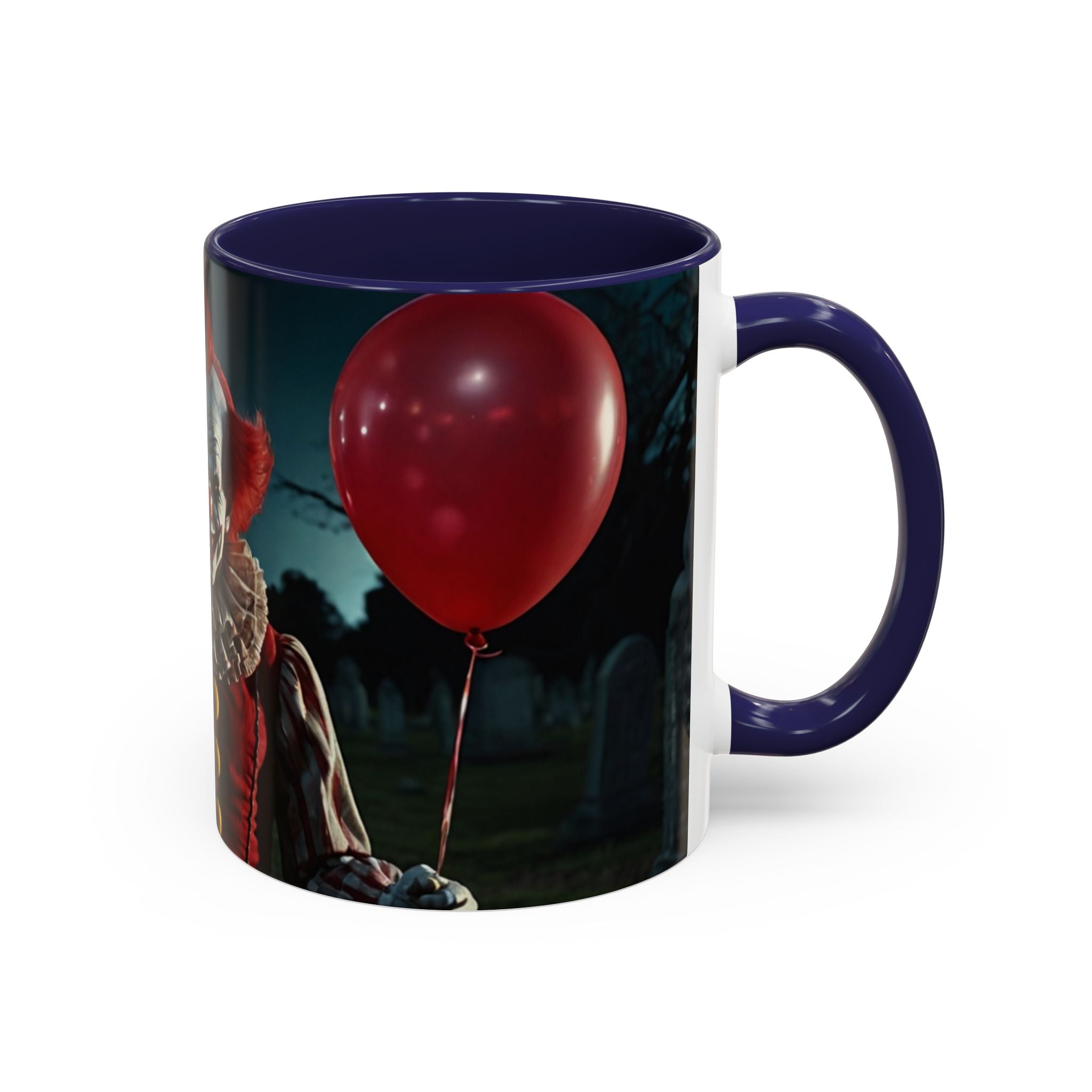 Creepy Clown Coffee Mug - Perfect for Halloween or Horror Fans art