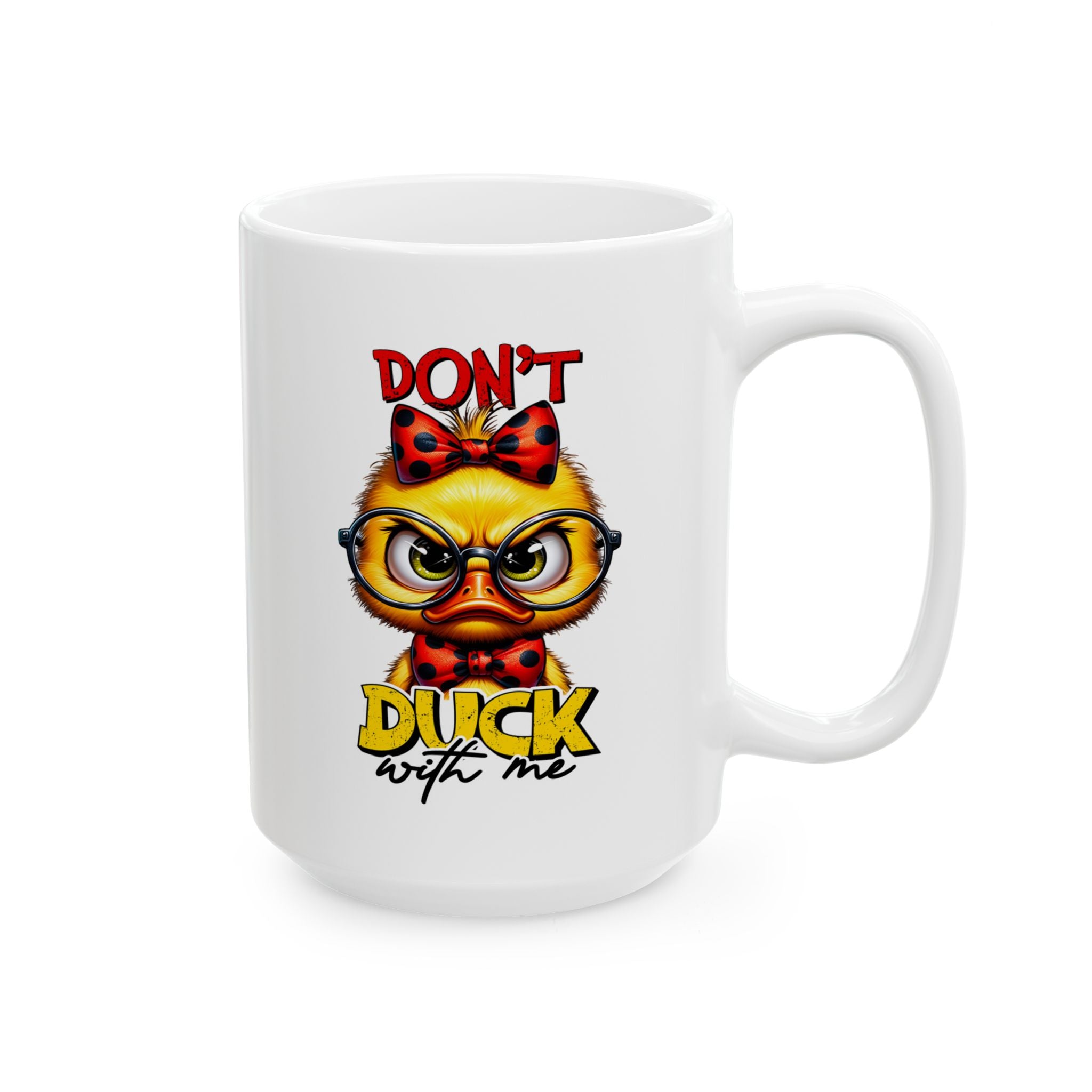 funny duck attitude sarcasm coffee Mug for Coffee Lovers, Quirky Gift for Friends, Office Humor, Don't Talk to Me, Birthday Present