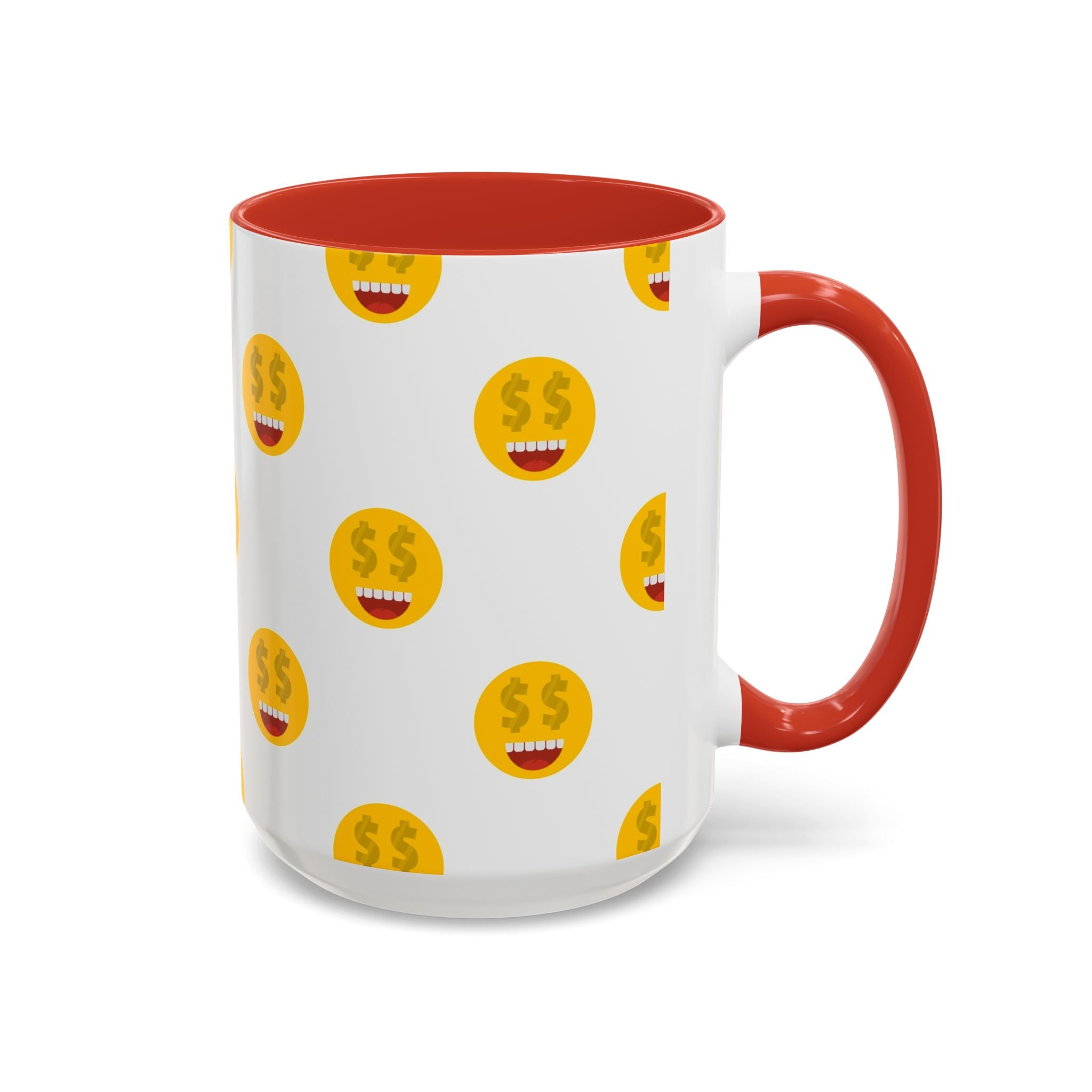 Smiles and dollars Accent Coffee Mug (11, 15oz)