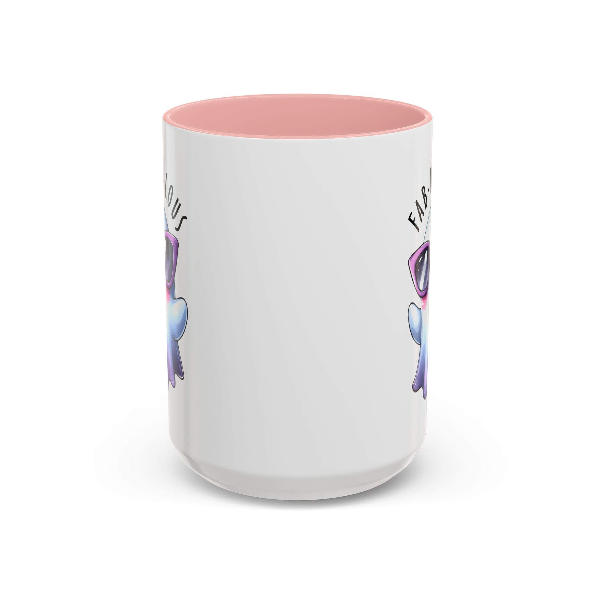 Fab-Boo-Lous Ghost Coffee Mug | Cute Halloween Mug, Fun Gift for Ghost Lovers, Spooky Seasonal Decor, Adorable Tea Cup