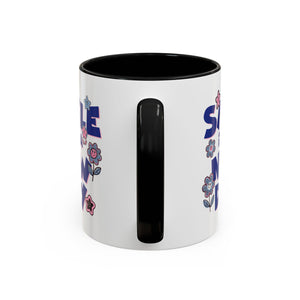 Inspirational Flower Design Coffee Mug - "Smile It's a New Day" - Perfect Gift for Coffee Lovers