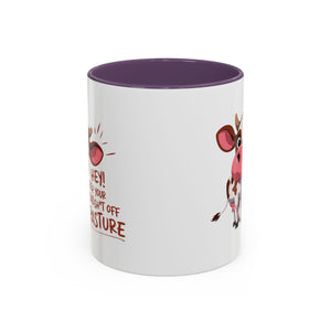 Funny Cow Coffee Mug – Perfect Gift for Farmers, Cow Lovers, Humor Fans, Cute Kitchen Decor, Office Coffee Cup