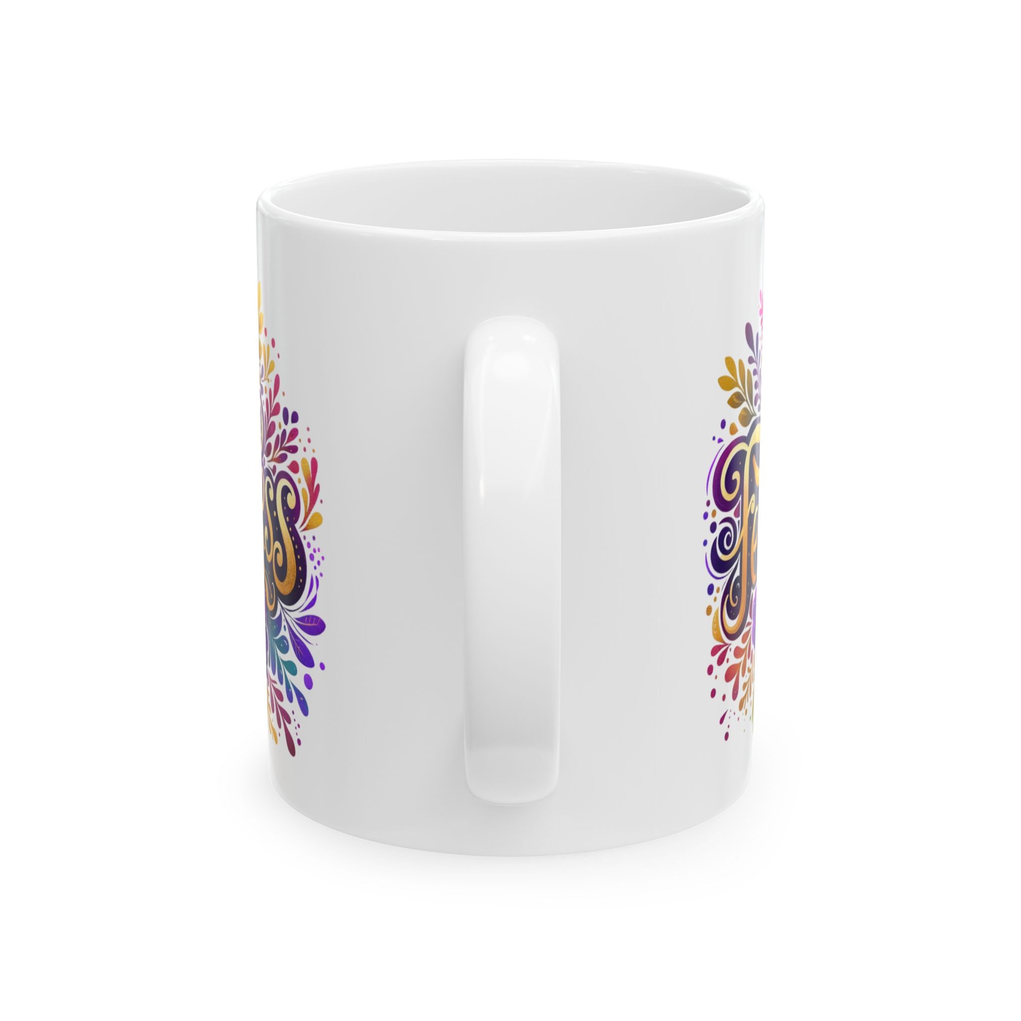 Fearless Floral coffee Mug - Inspirational Drinkware, Coffee Cup, Gift for Her, Self-Care, Empowerment, Motivational