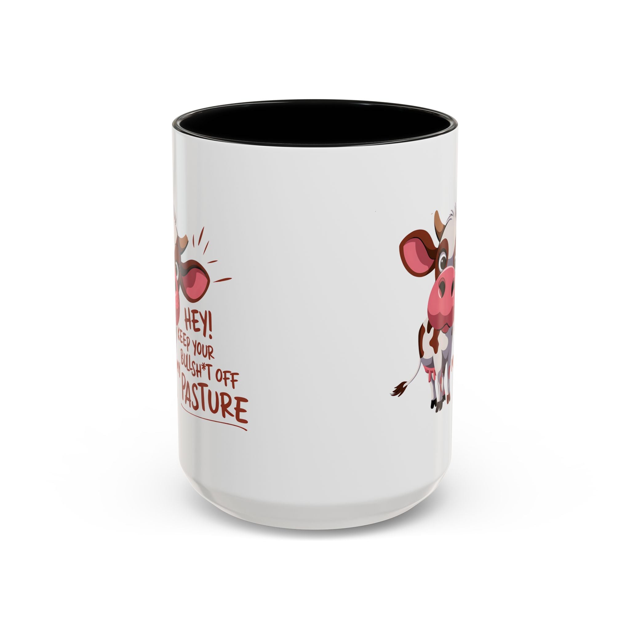 Funny Cow Coffee Mug – Perfect Gift for Farmers, Cow Lovers, Humor Fans, Cute Kitchen Decor, Office Coffee Cup