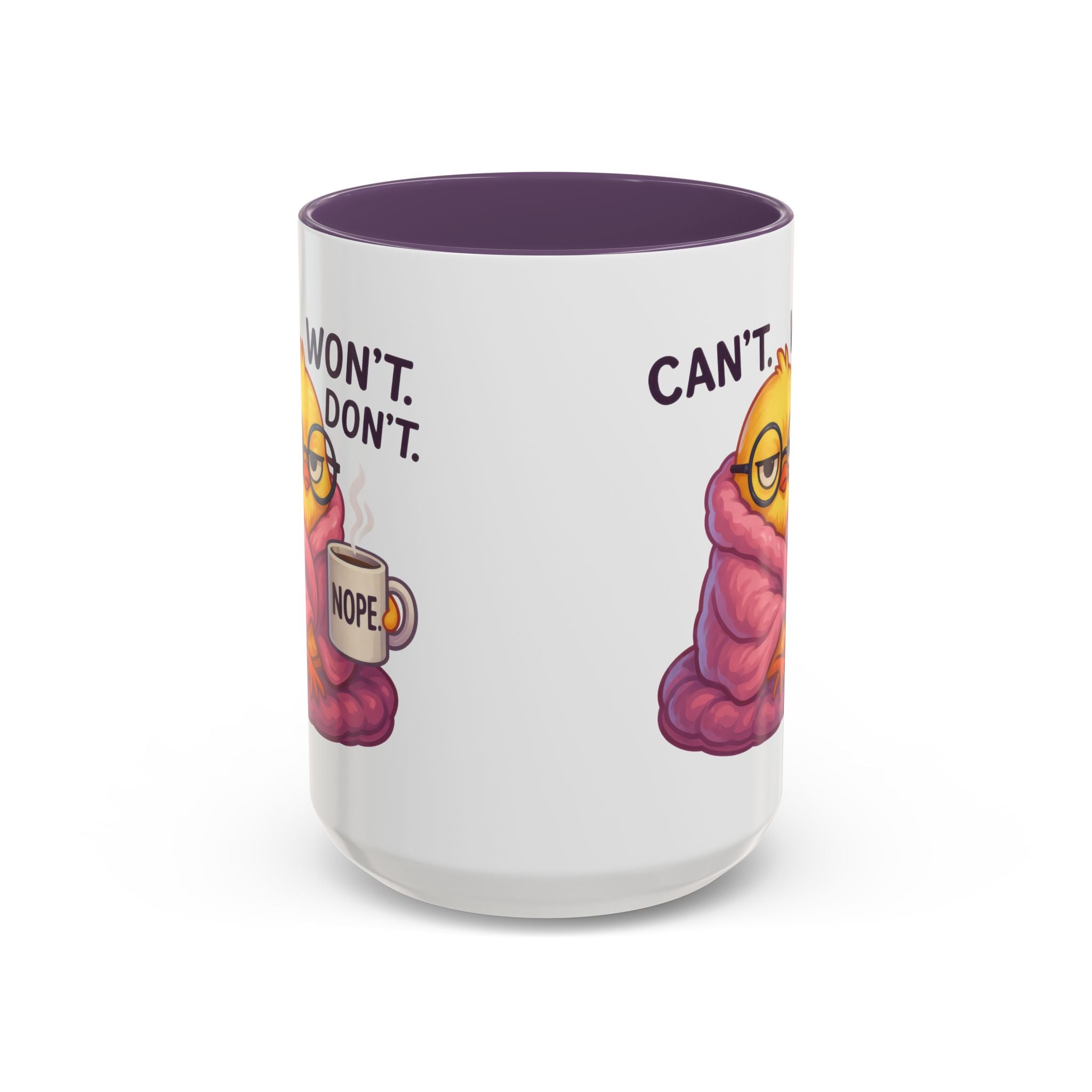 Cozy Cartoon Coffee Mug - Perfect for Lazy Days, Gifts for Friends, Cute Coffee Cups, Inspirational Morning Mug, Funny Beverage Container