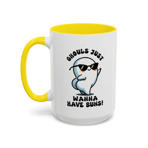 Playful Ghouls Coffee Mug | Fun Halloween Mug, Gift for Ghost Lovers, Cute Drinkware, Spooky Decor, Halloween Party