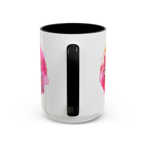 Inspirational Accent Coffee Mug with Pink Ribbon Design, Faith Hope Love Gift, Cancer Awareness Mug, Supportive Drinkware, Meaningful [...]