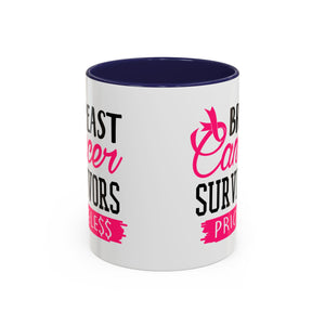 Breast Cancer Survivors Coffee Mug, Inspirational Cancer Gift, Supportive Awareness Mug, Gift for Survivors, Encouraging Morning Coffee
