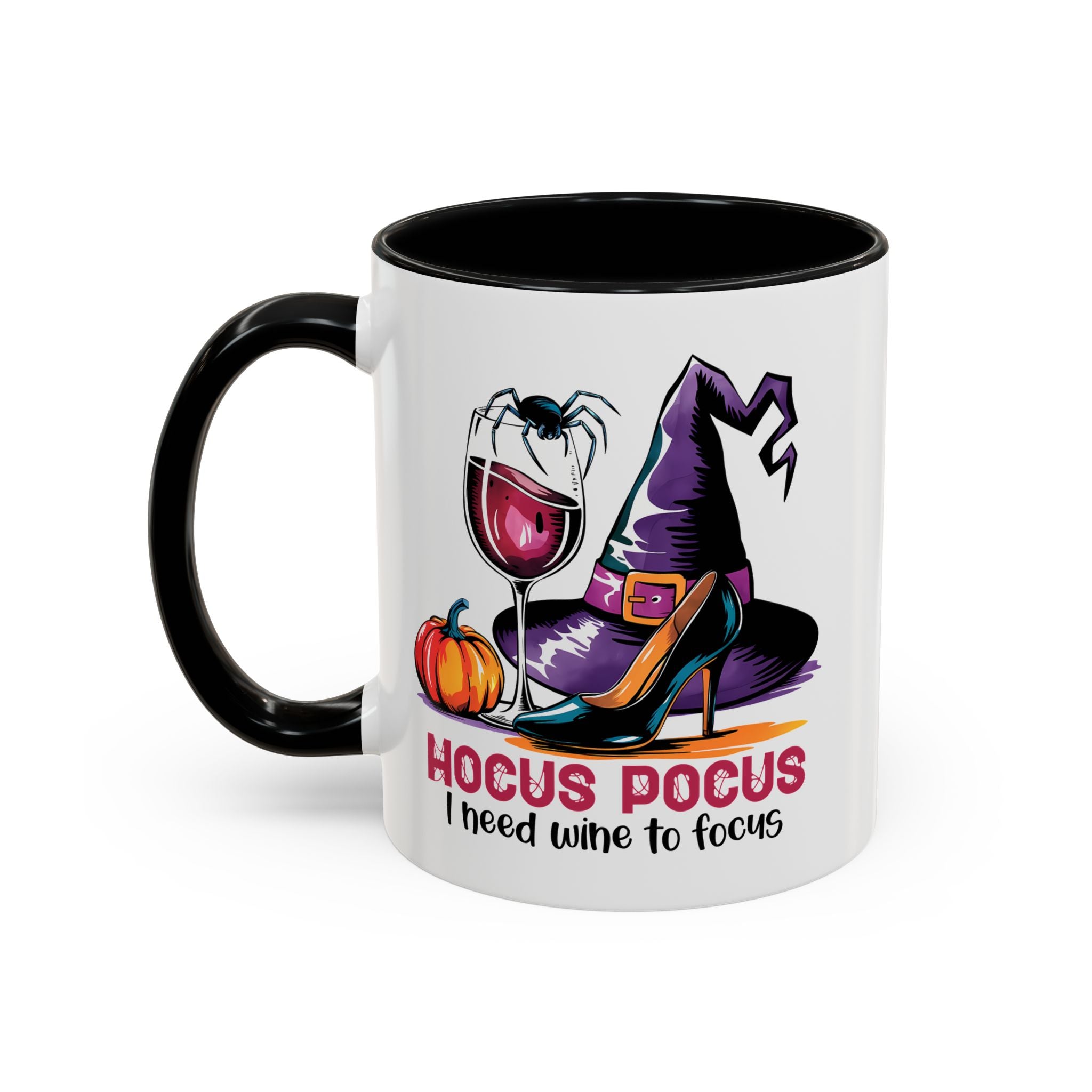 Spooky Witch Coffee Mug | Hocus Pocus Design, Unique Halloween Gift, Magic Brew Cup, Wine Lover's Mug, Cozy Autumn Decor