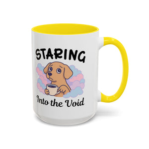 Cute Dog Coffee Mug for Animal Lovers, Staring Into the Void, Fun Gift for Pet Owners, Coffee Lovers, Cute Kitchen Decor