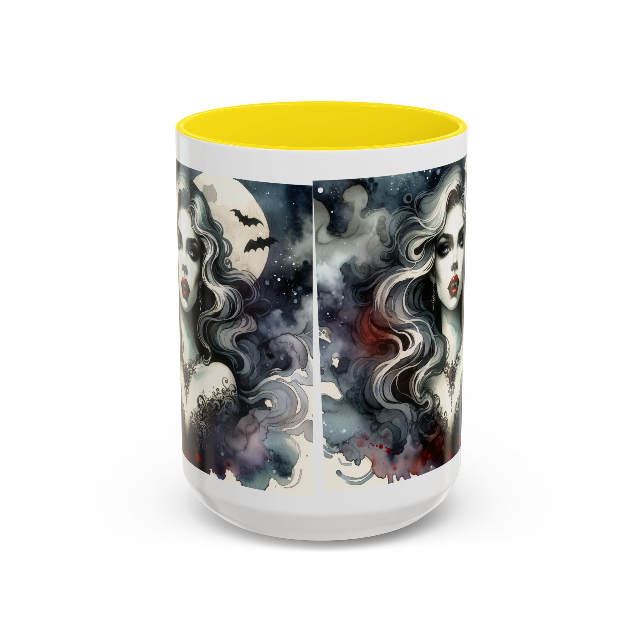 Gothic vampire Elegance Coffee Mug,  Halloween Decor, Dark Art Mug, Spooky Homeware
