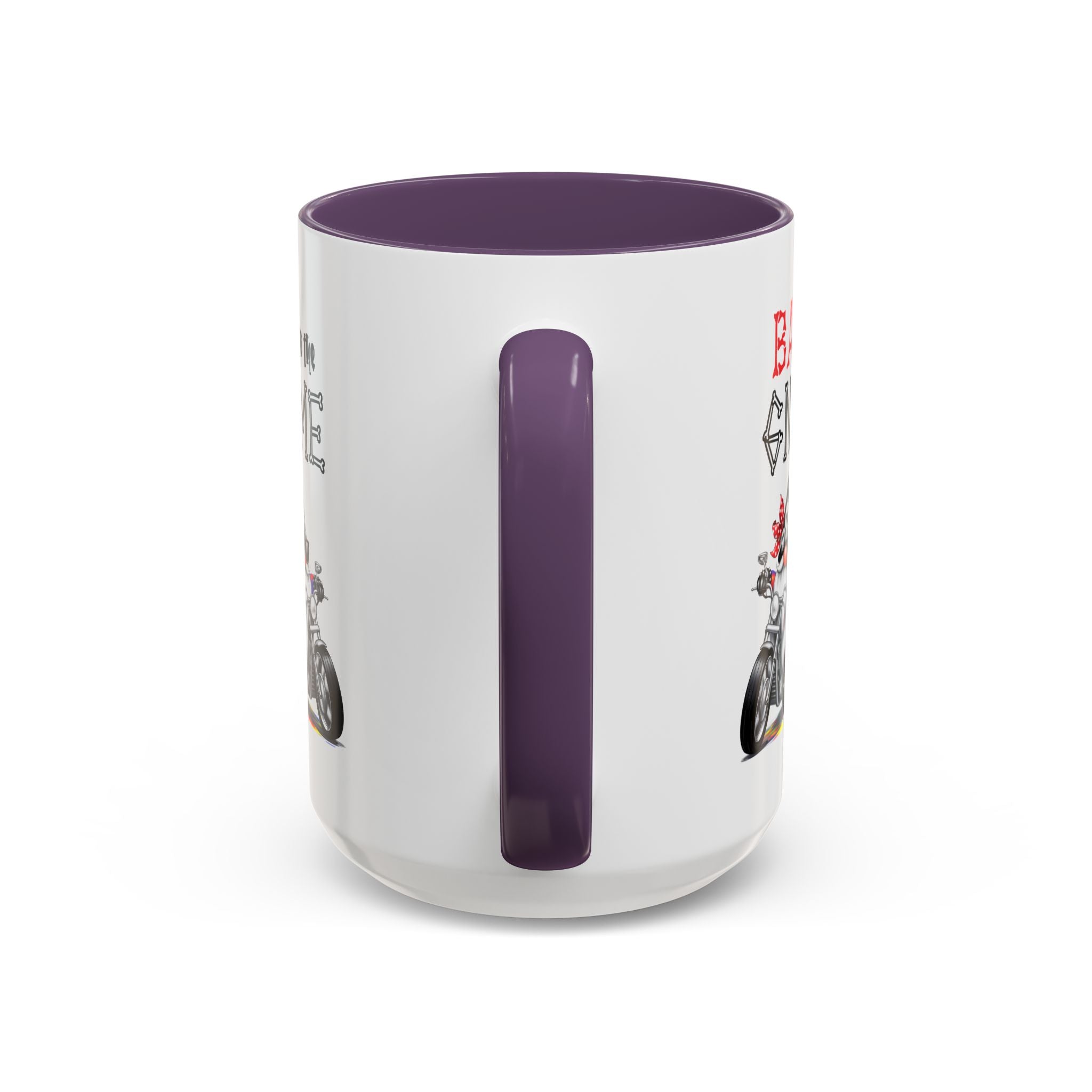 Bad to the Gnome Coffee Mug - 11oz & 15oz Accent Mugs for Bikers & Gnome Lovers