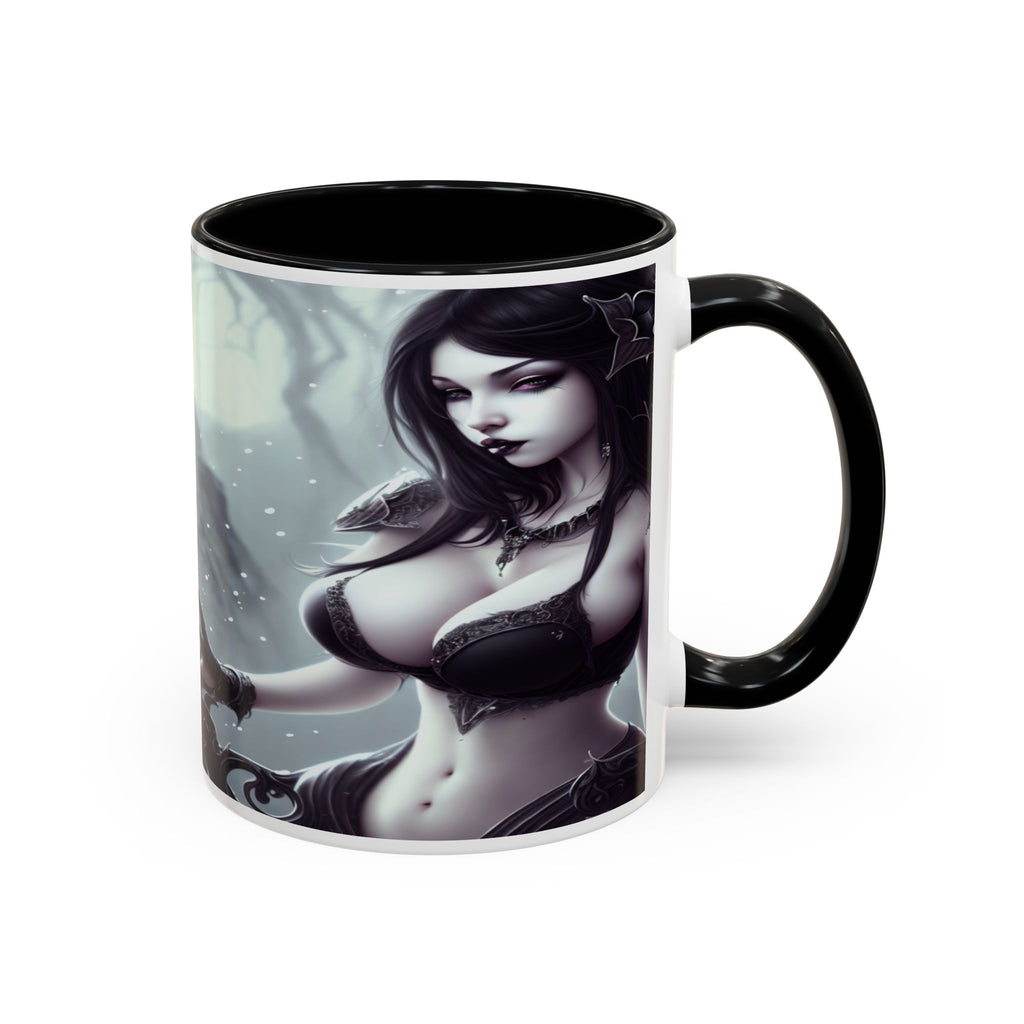 sexy busty woman Gothic Fantasy Coffee Mug – 11oz & 15oz Sculpted Design horror art