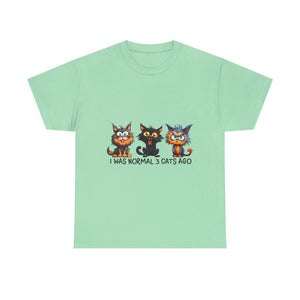 Funny Cat Lovers Tee - I Was Normal 3 Cats Ago, Unisex Shirt for Pet Owners, Cat Mom Gift, Cute Animal Tee, Cat-Themed Humor, Birthday [...]