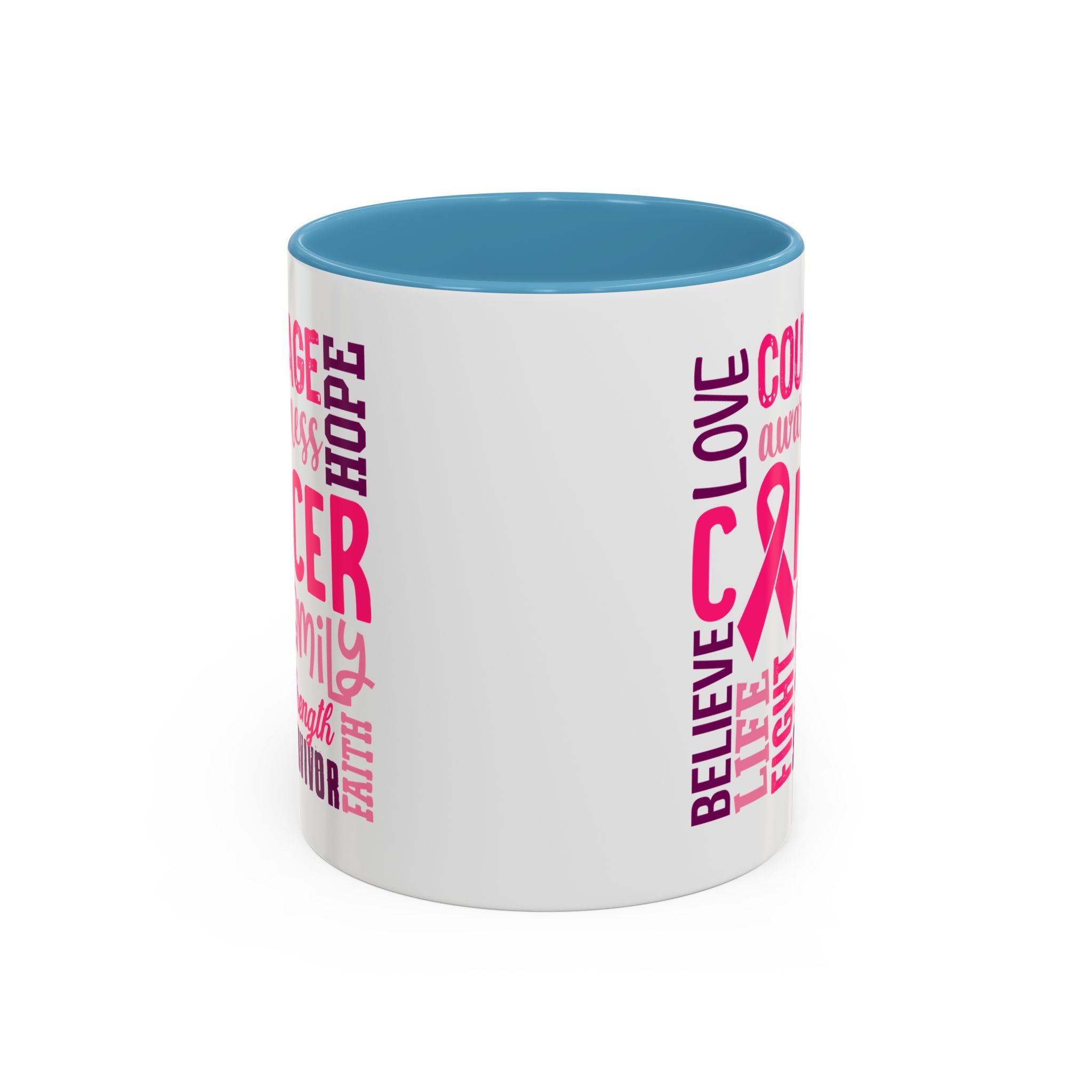 Inspirational Cancer Awareness Coffee Mug, Support Gift, Hope for Survivors, Breast Cancer Month, Motivational Mug, Encouragement Mug