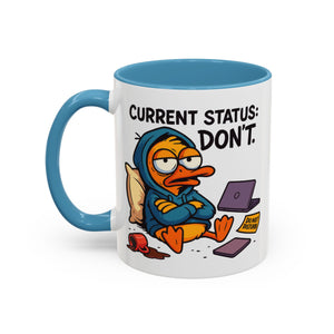 Chill Vibes Coffee Mug, Perfect for Lazy Days, Gift for Homebodies, Quirky Coffee Lover, Fun Desk Accessory, Work from Home Essentials