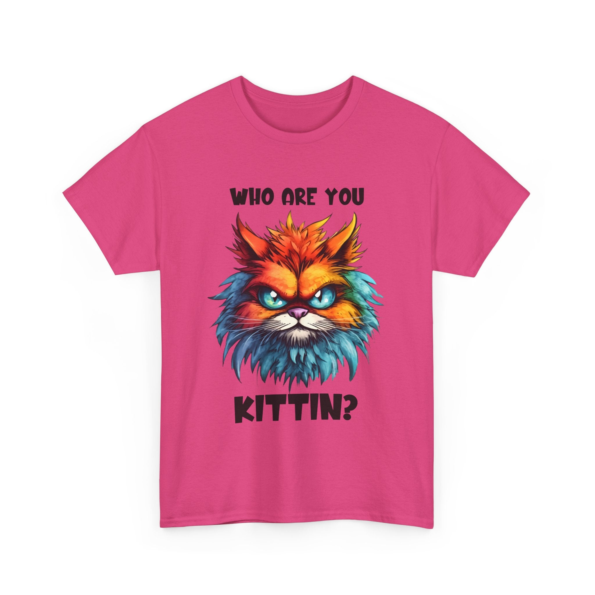 sarcasm  Cat Tee - Who Are You Kittin? Shirt, Funny Cat T-Shirt, Pet Lover Gift, Animal Lover Apparel, Birthday Gift Idea