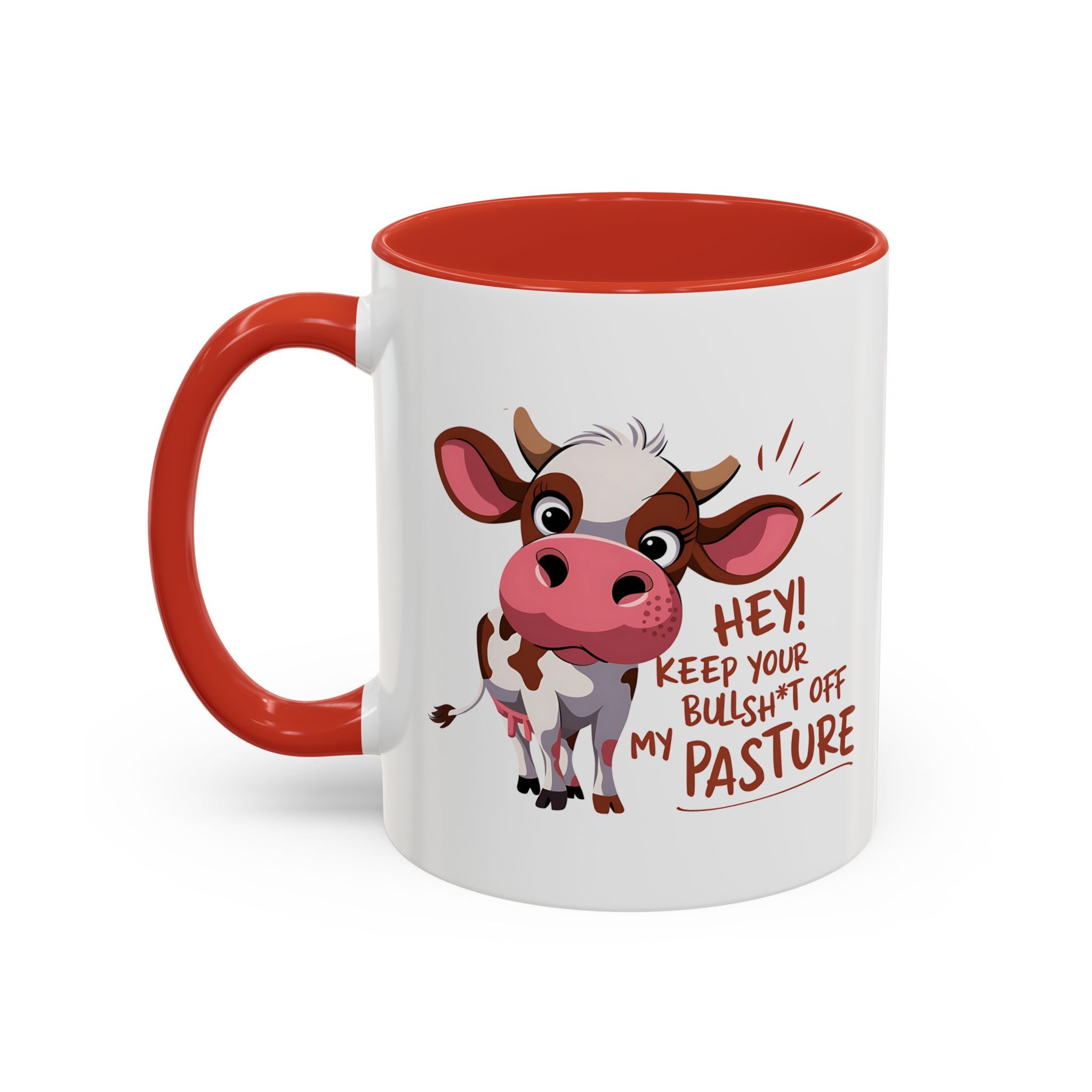 Funny Cow Coffee Mug – Perfect Gift for Farmers, Cow Lovers, Humor Fans, Cute Kitchen Decor, Office Coffee Cup