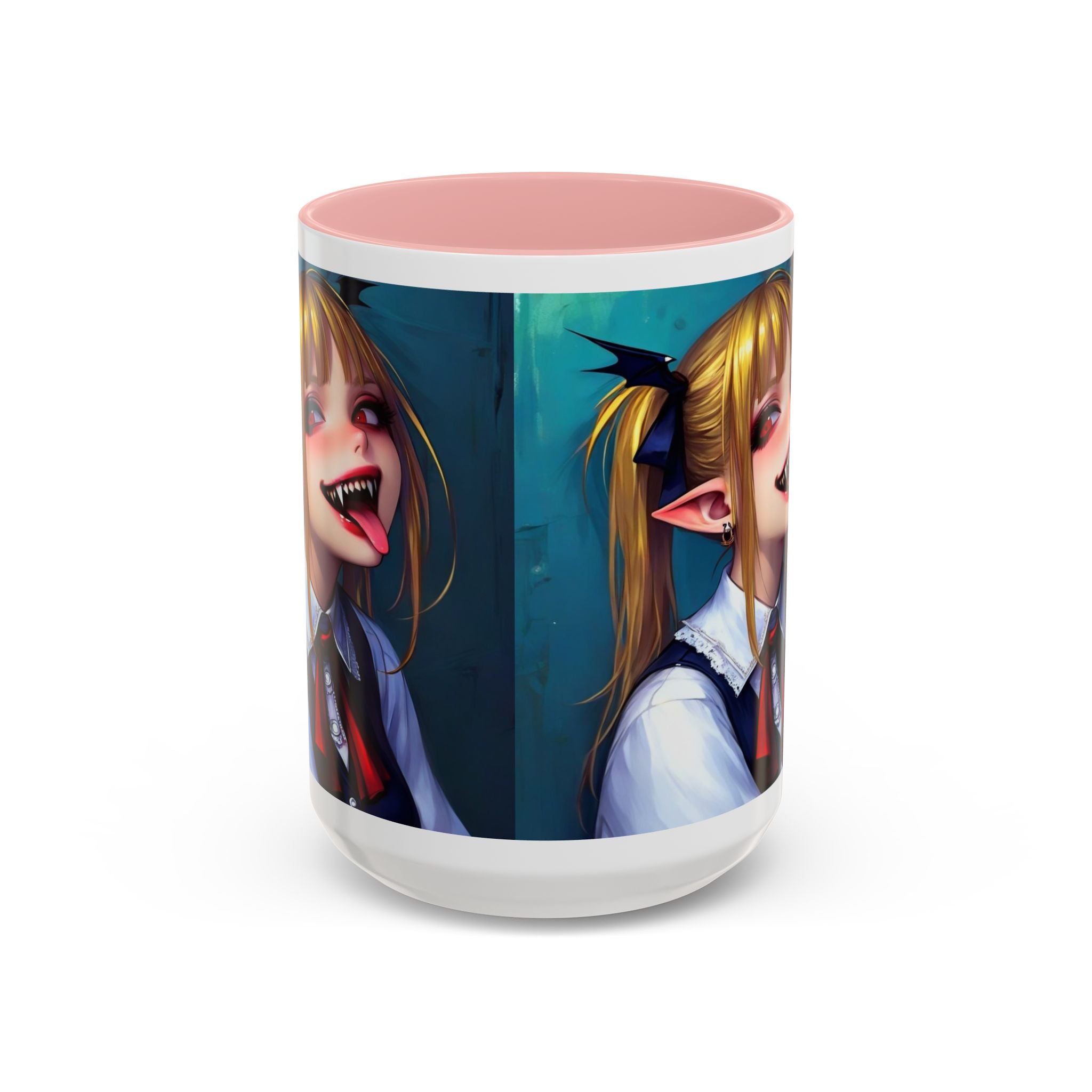 goth vampire girl Gothic Anime Coffee Mug with Edgy Design horror art