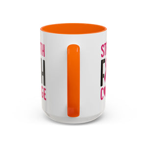 Inspirational Coffee Mug: Strength, Faith, Courage - Gift for Survivors, Awareness Events, Supportive Home Decor, Encouragement