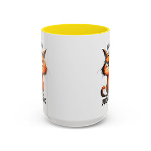 sarcasm attitude  Cat Coffee Mug - Just Judging - Perfect Gift for Cat Lovers, Pet Owners, Birthdays,  Funny Mug