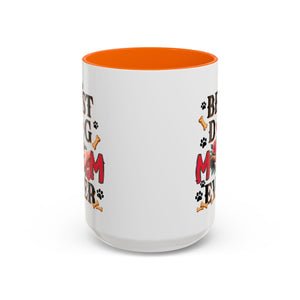 Best Dog Mom Ever Coffee Mug - Perfect Gift for Dog Lovers, Pet Moms, Animal Lovers, Dog-Themed Kitchen Decor, Best Friend Gift