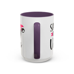 cancer awareness Cute Cow Mug - Save the Utters Coffee Cup, Gift for Animal Lovers,  Mug, Unique Birthday Gift