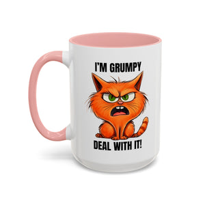 Grumpy Cat Coffee Mug, Funny Cat Mug, Gift for Cat Lovers, Office Coffee Cup, Humor Mug, 11oz 15oz