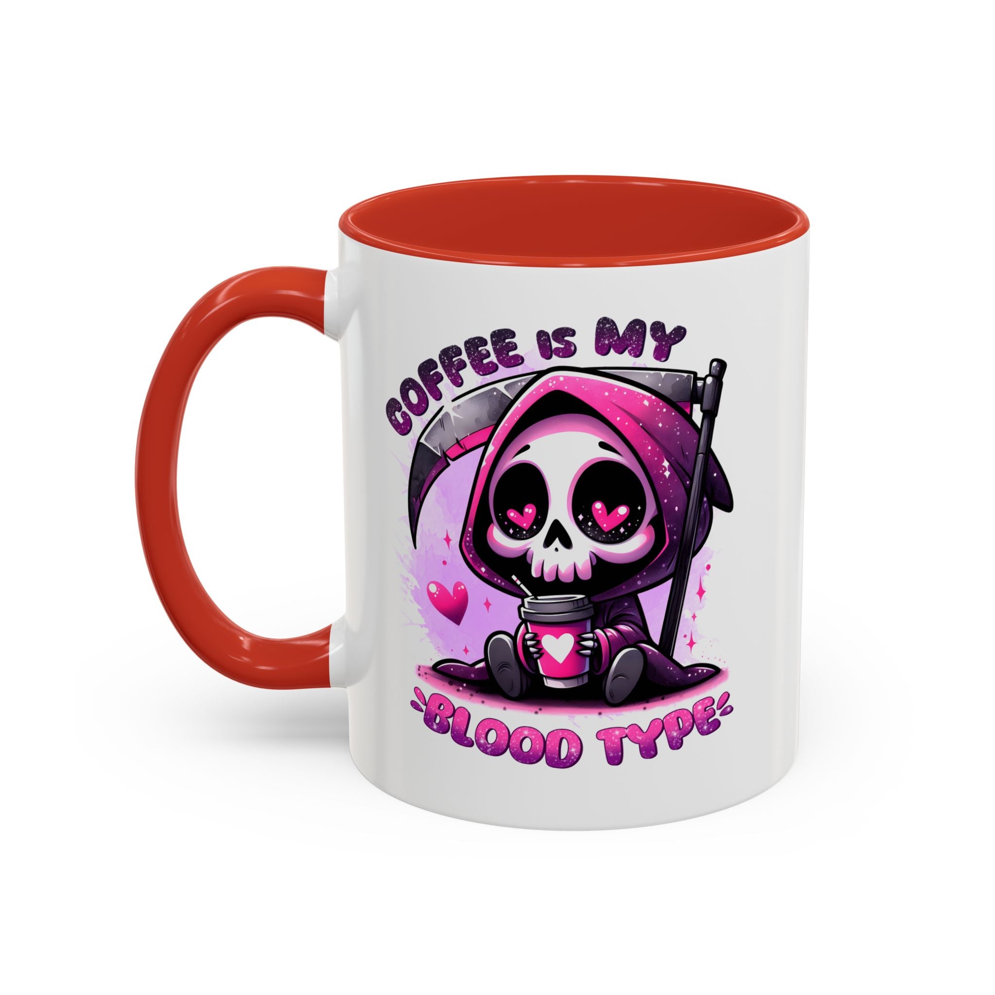 my blood type is coffee Accent Coffee Mug (11, 15oz) by abc school fundraiser