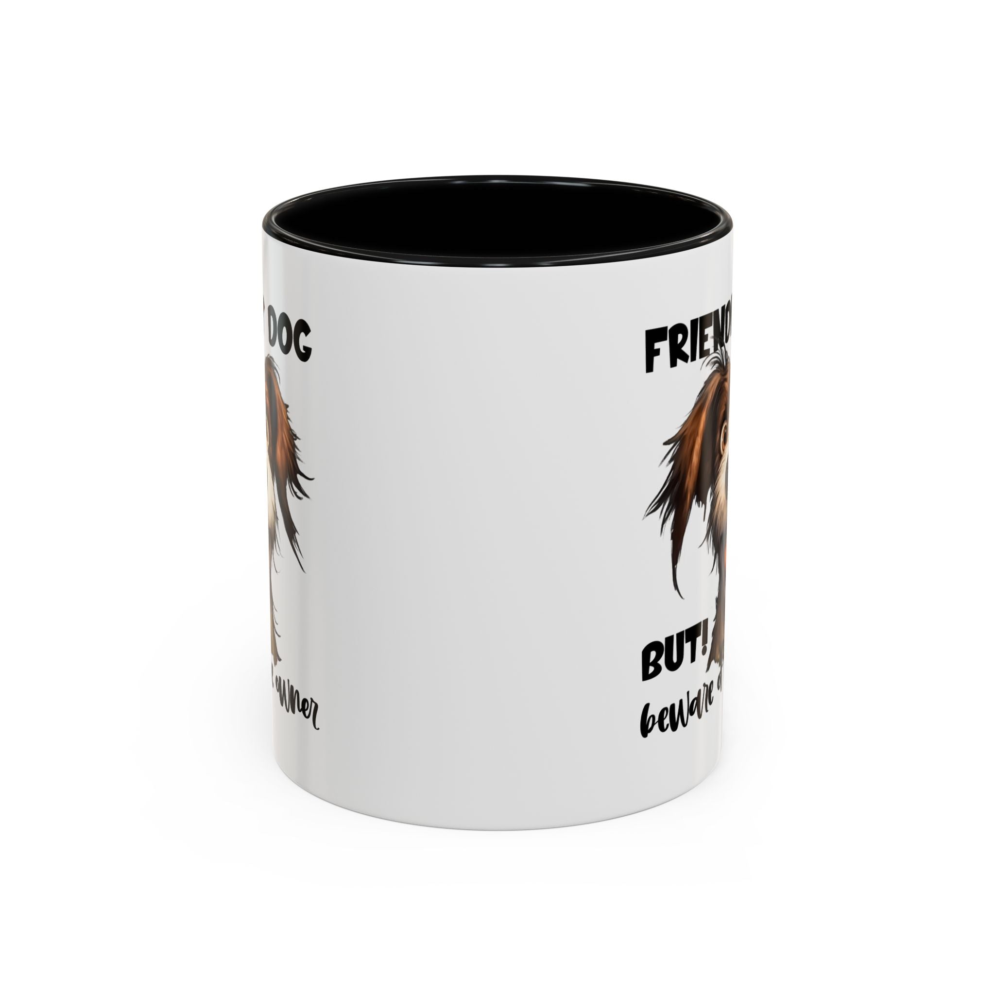 Friendly Dog Owner Mug, Dog Lover Gift, Funny Coffee Cup, Pet Owner Humor, Animal Lover Present, Holiday Gift for Dog Lovers