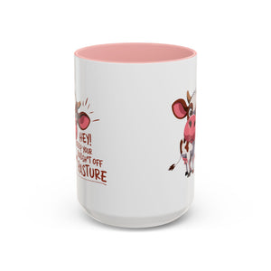 Funny Cow Coffee Mug – Perfect Gift for Farmers, Cow Lovers, Humor Fans, Cute Kitchen Decor, Office Coffee Cup