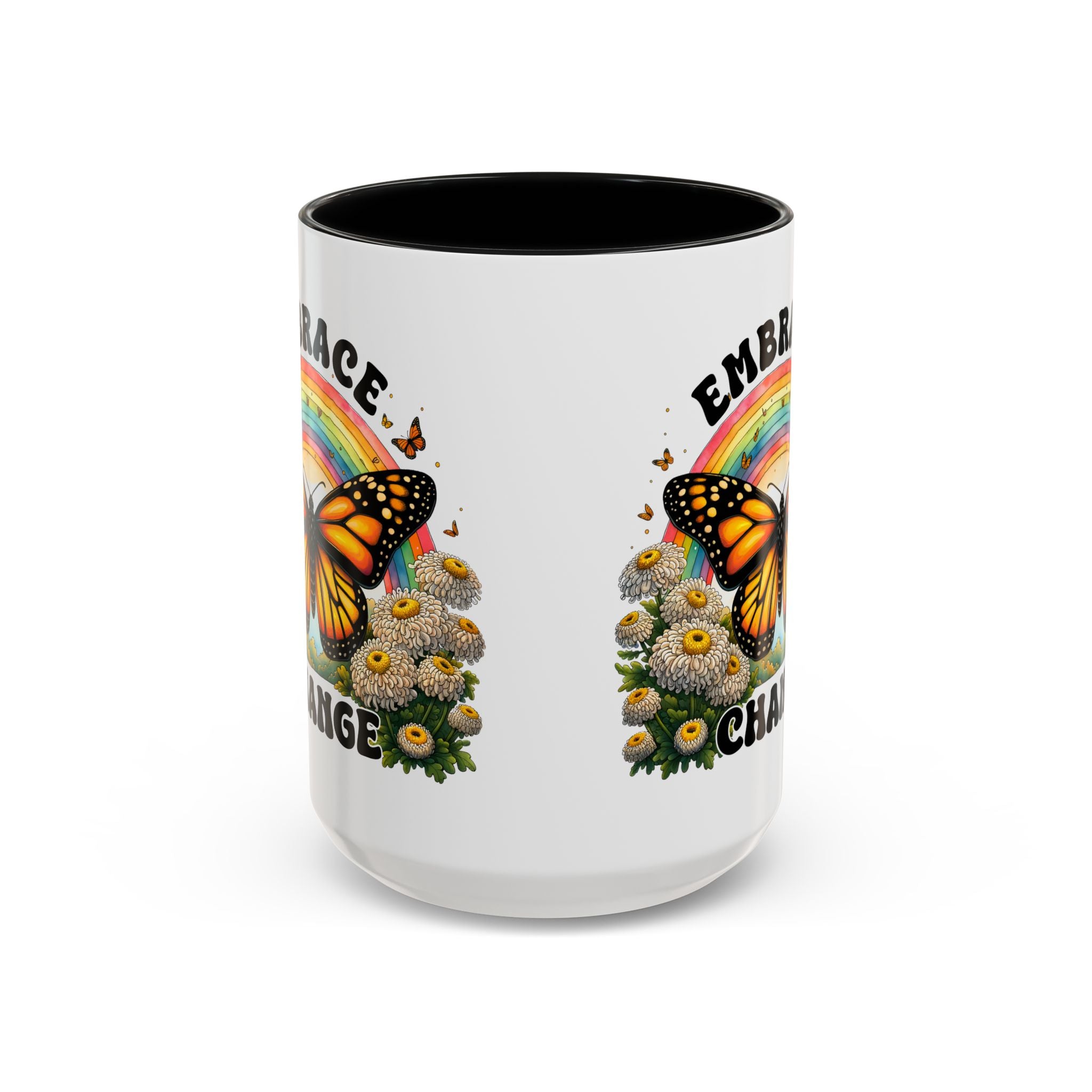 Embrace Change Butterfly Coffee Mug – Inspirational Gift for Nature Lovers