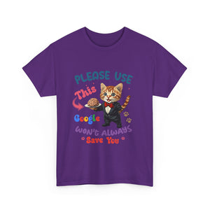 sarcasm Cat Quote Tee, Fun Cat T-Shirt, Funny Gift for Cat Lovers, Humor Shirt, Unique Pet Owner Apparel, Cute Pet Humor