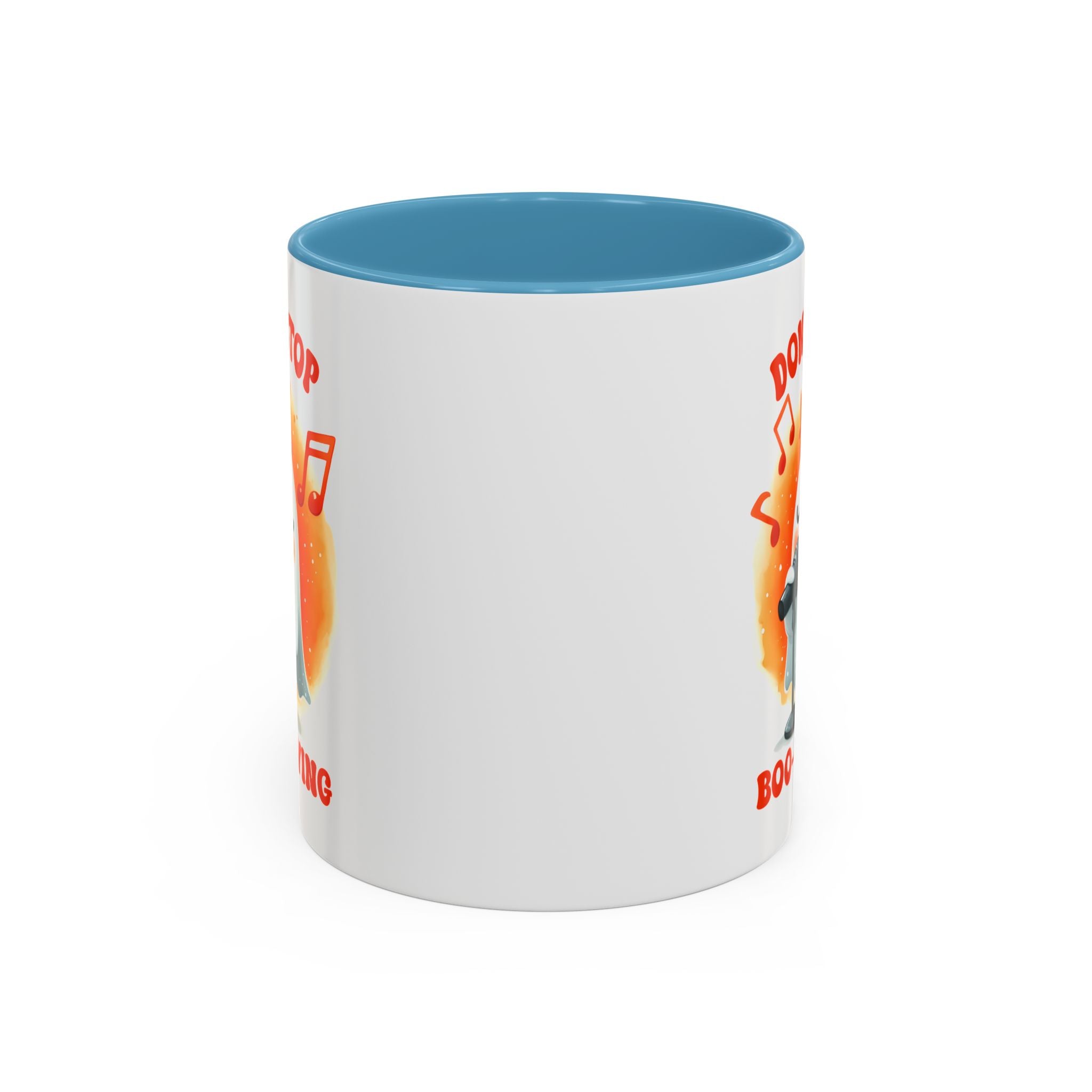 Ghost Coffee Mug, Perfect for Halloween, Fun Gift for Kids & Adults, Don't Stop Boo-lieving Mug, Caffeinated Spirits