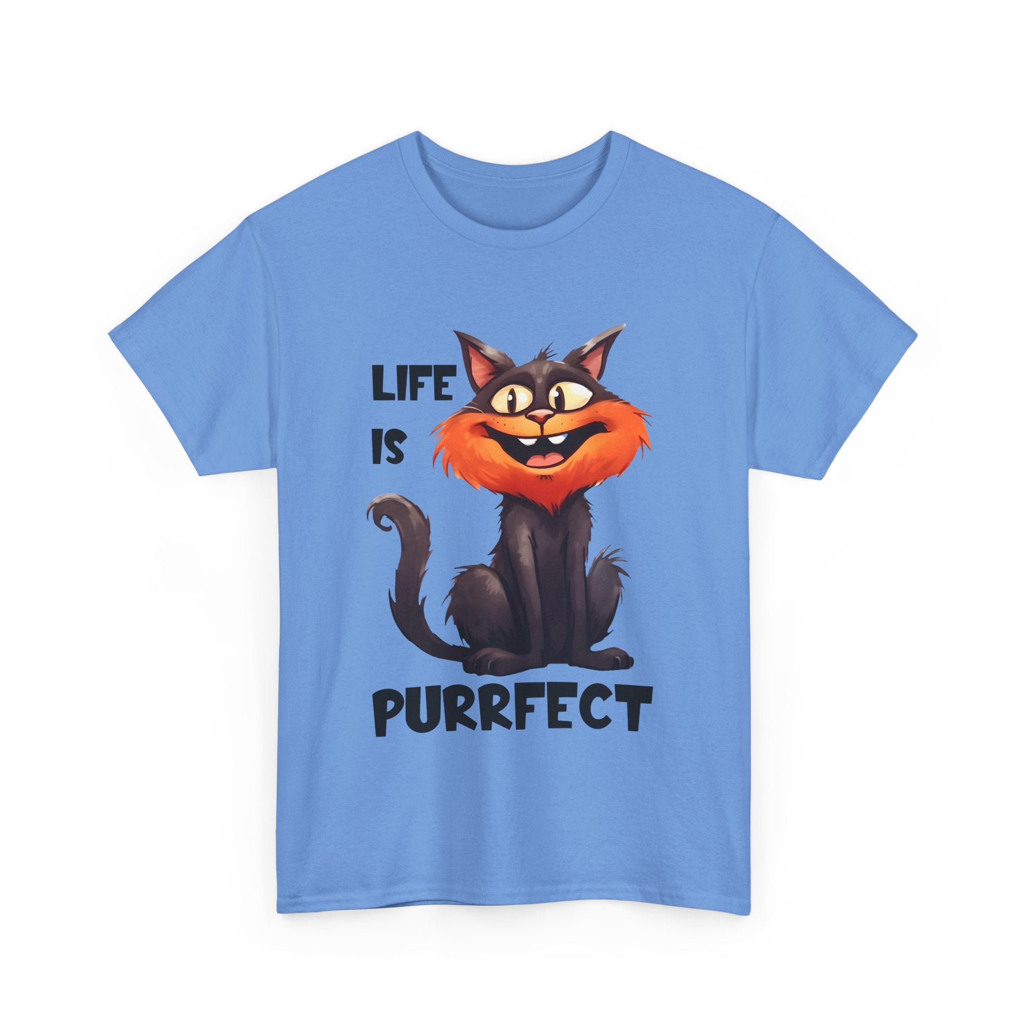 Purrfect Cat Tee, Cute Cat Lover Shirt, Fun Unisex Cotton Top, Gifts for Cat Owners, Funny Pet T-Shirt, Birthday Gift Idea