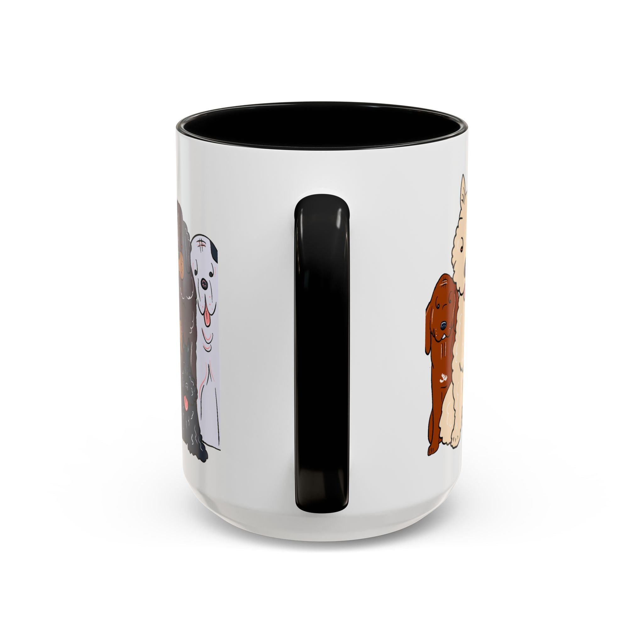 Cute Dog Breed Accent Coffee Mug, Pet Lover Gift, Canine Mug, Gifts for Dog Owners, Puppy Lover Mug