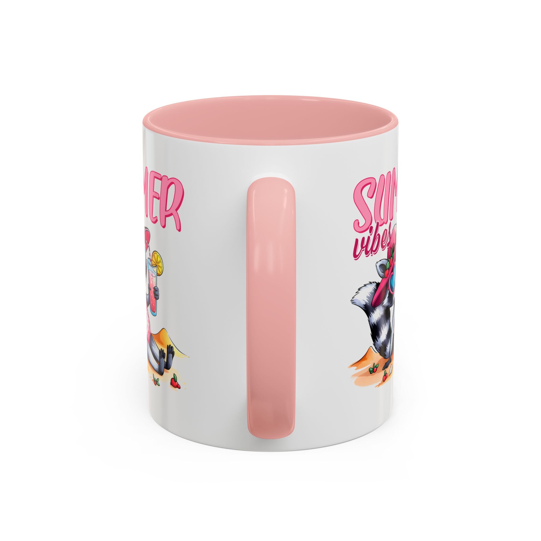 Summer Vibes Accent Coffee Mug - Fun & Colorful Design for Relaxing Moments