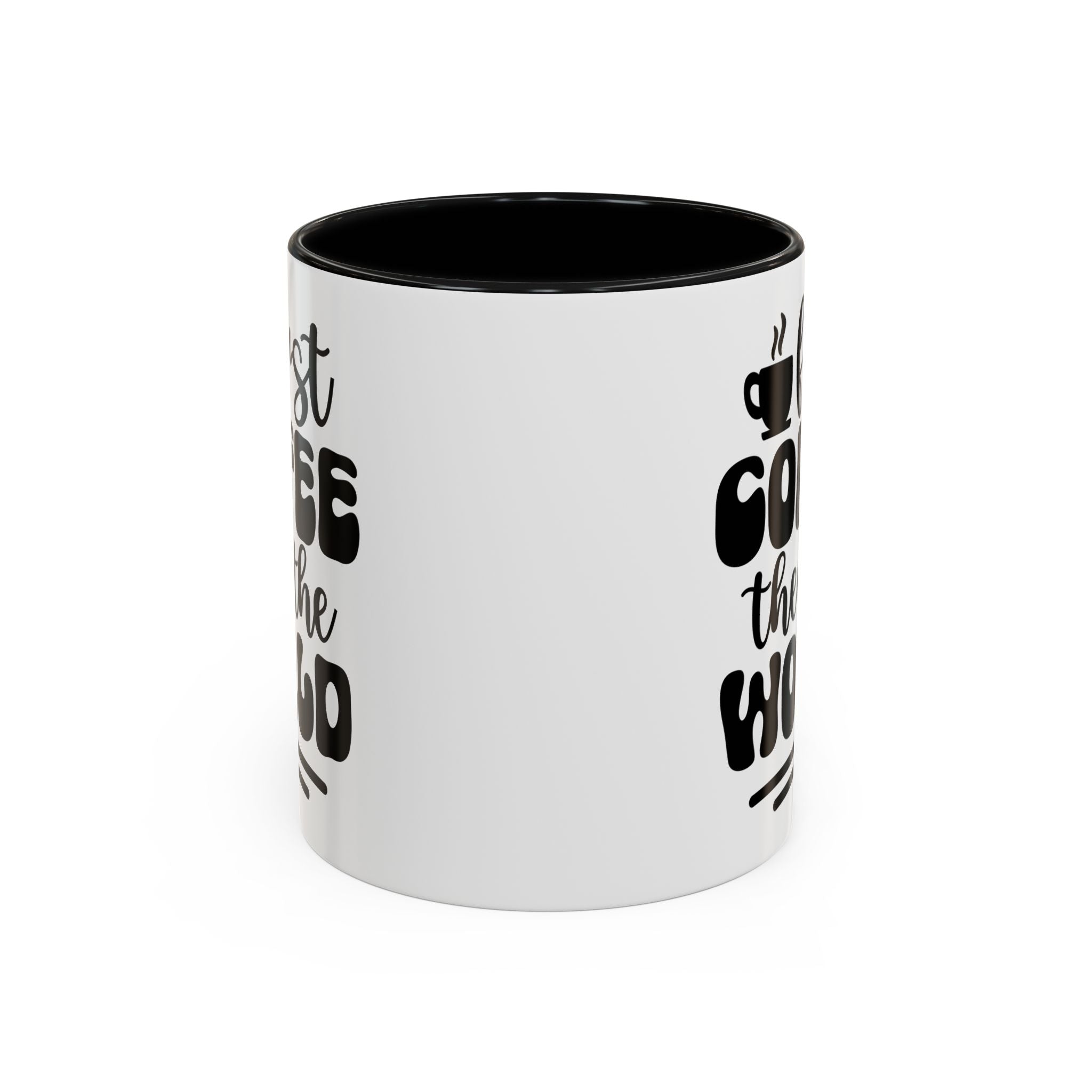 First Coffee Then the World - Stylish Accent Coffee Mug for Coffee Lovers, Gift for Friends, Kitchen Decor, Office Mug, Holiday Present
