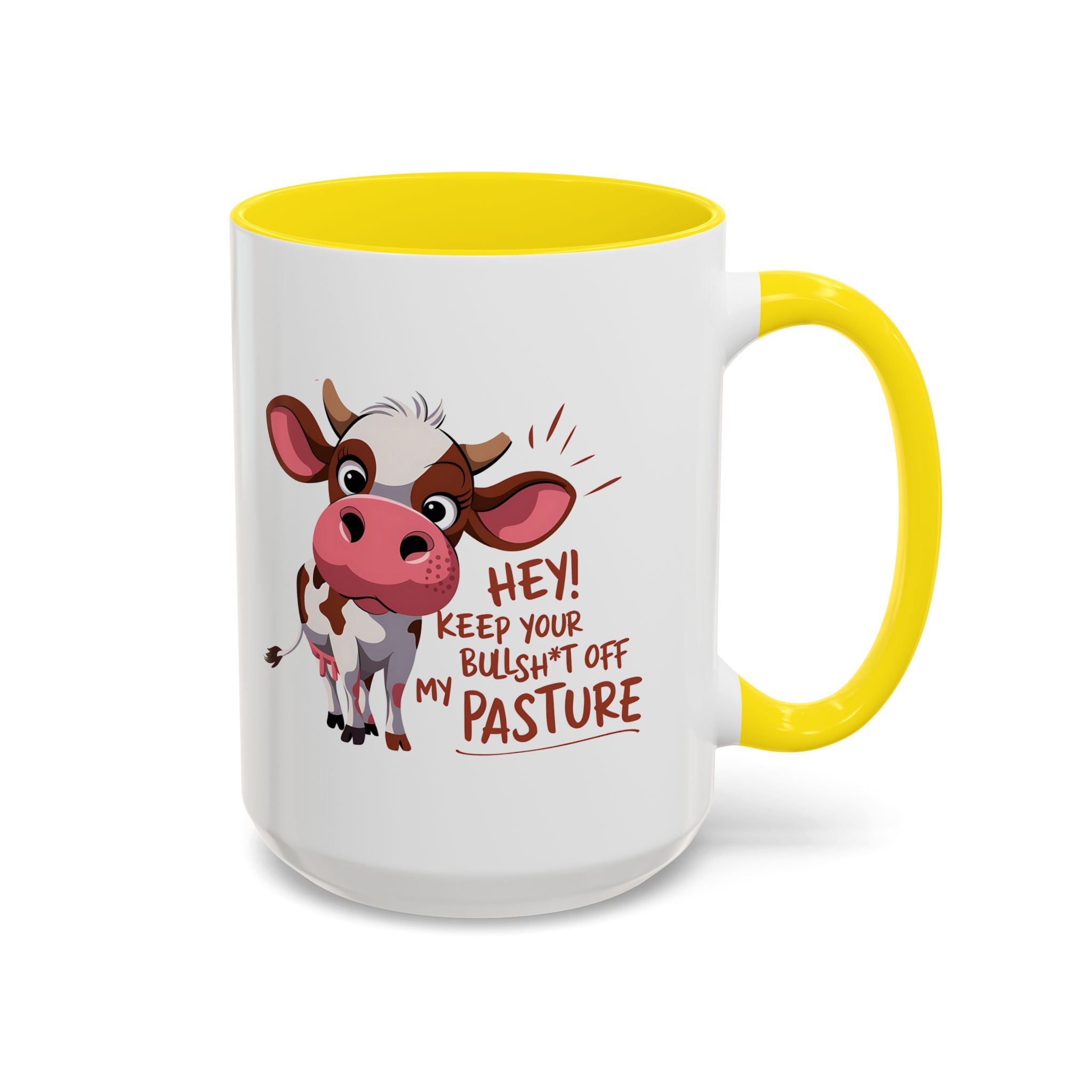 Funny Cow Coffee Mug – Perfect Gift for Farmers, Cow Lovers, Humor Fans, Cute Kitchen Decor, Office Coffee Cup