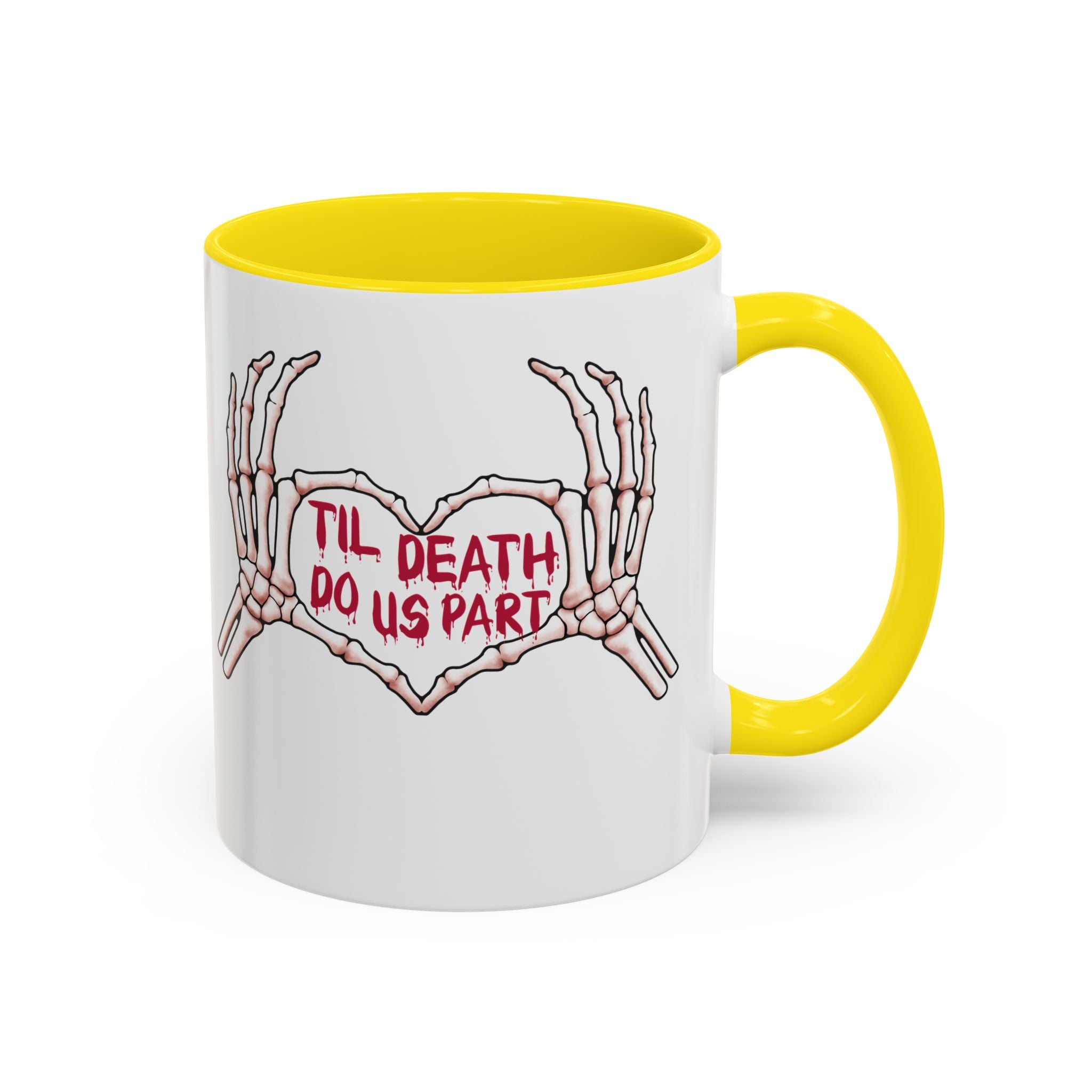 Til Death Do Us Part Skeleton Hands Coffee Mug