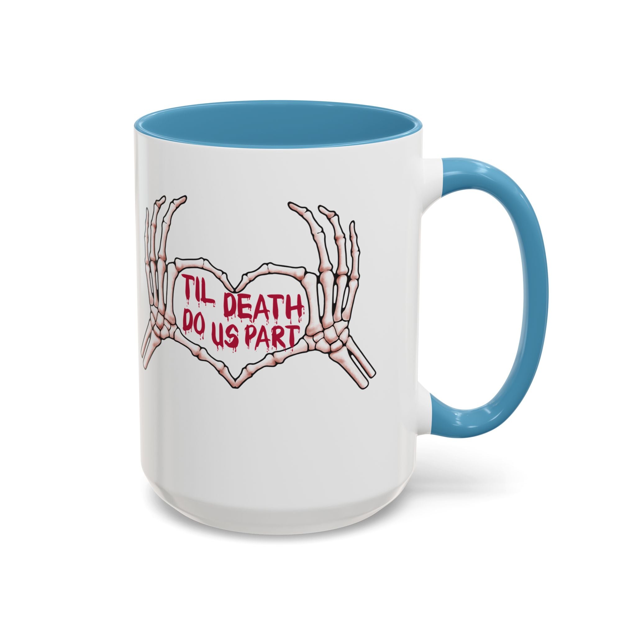 Til Death Do Us Part Skeleton Hands Coffee Mug
