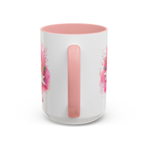 Empowering Pink Ribbon Coffee Mug - She Is Strong, Inspirational Gift for Breast Cancer Awareness, Motivational Drinkware, Supportive [...]