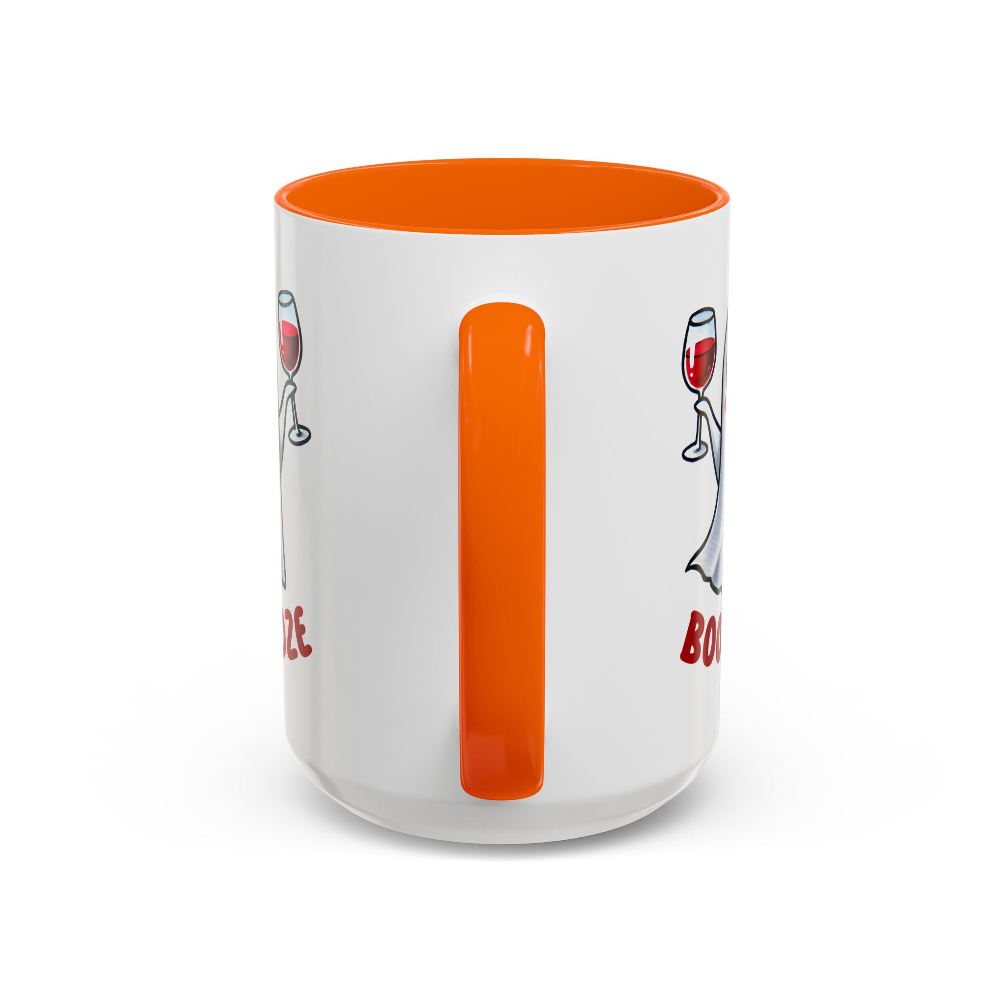 Boozy Ghost Accent Coffee Mug | Funny Halloween Tea Cup, Spooky Gift, Halloween Decor, Ghost Mug for Parties, Unique Drinkware