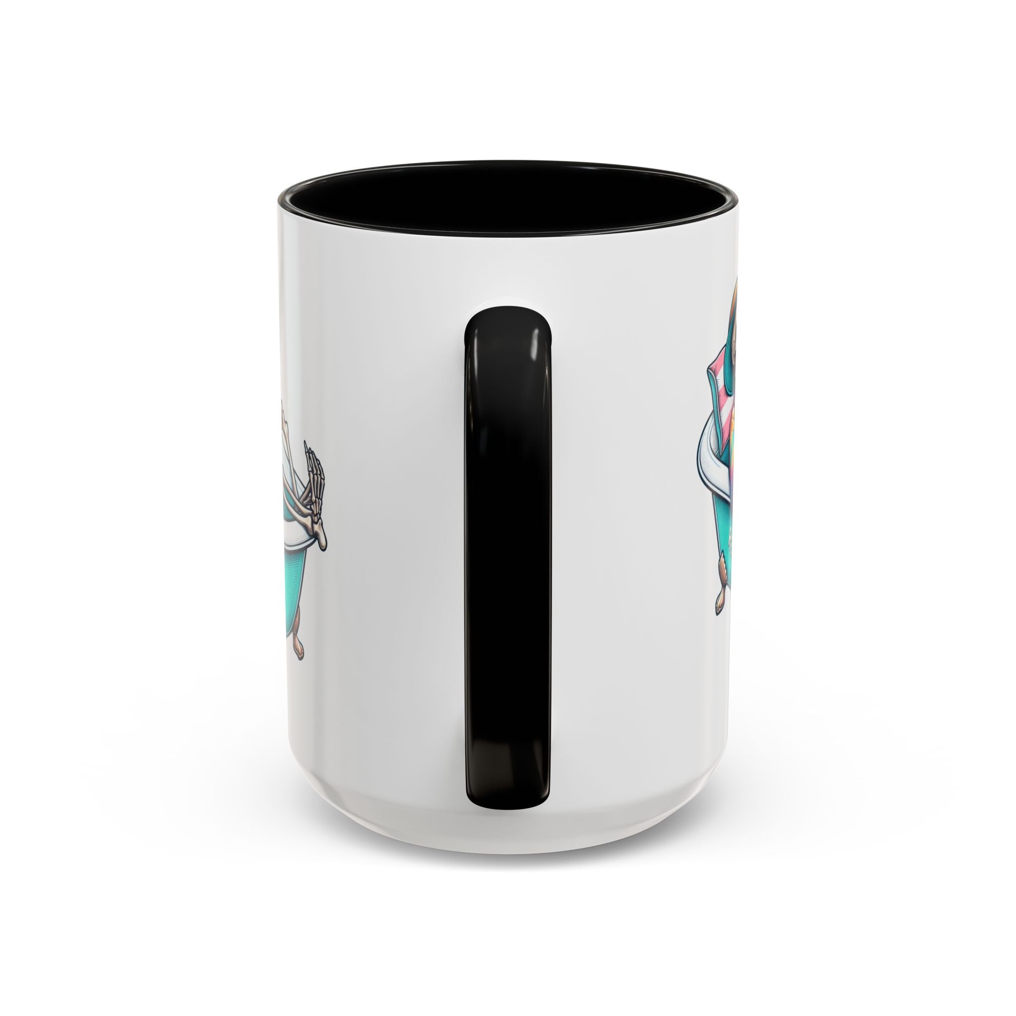 Rest in Peace Skeleton Coffee Mug - Fun Halloween Gift, Unique Home Decor, Hilarious Office Cup, Quirky Birthday Present, Spooky