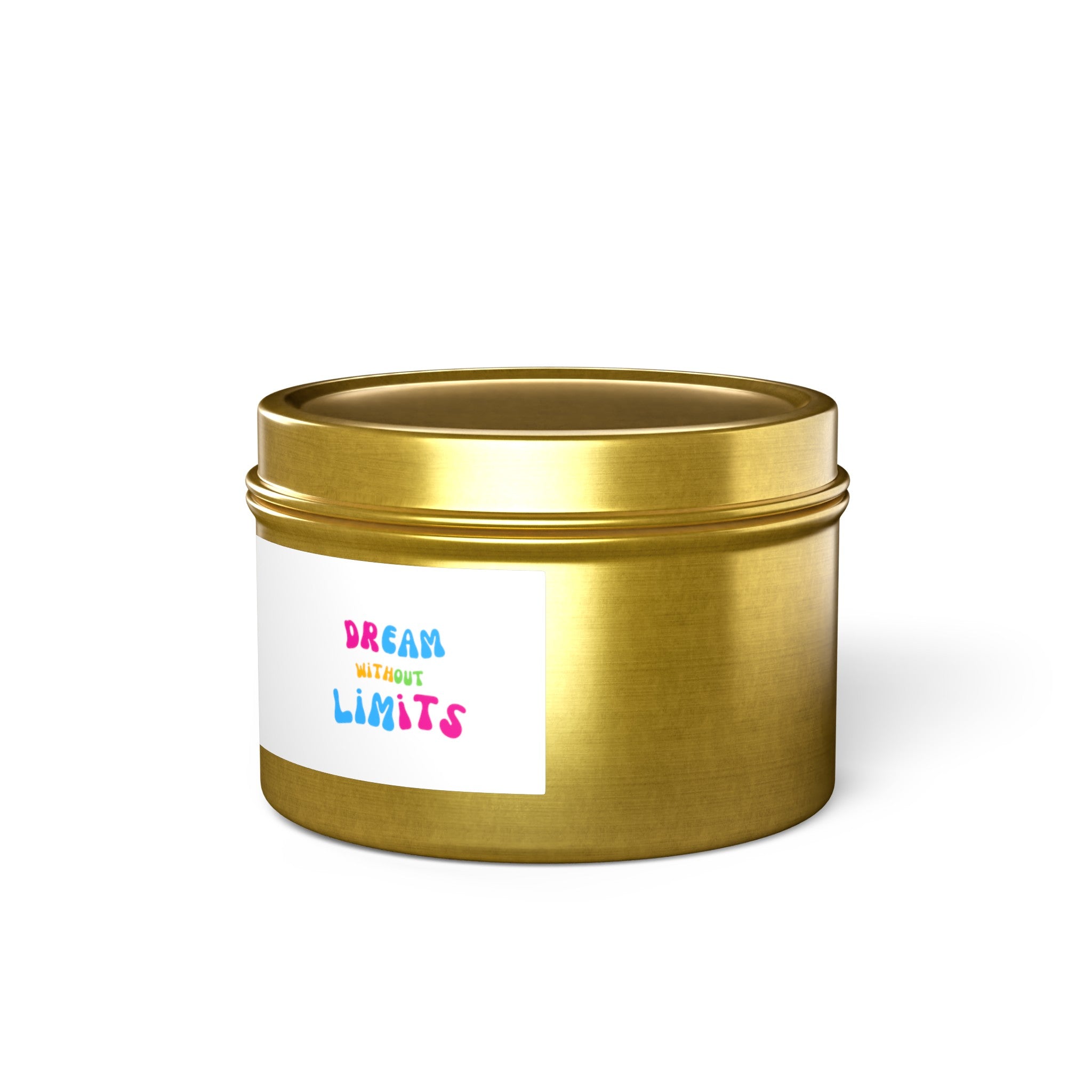 Dream without limits scented Tin Candles