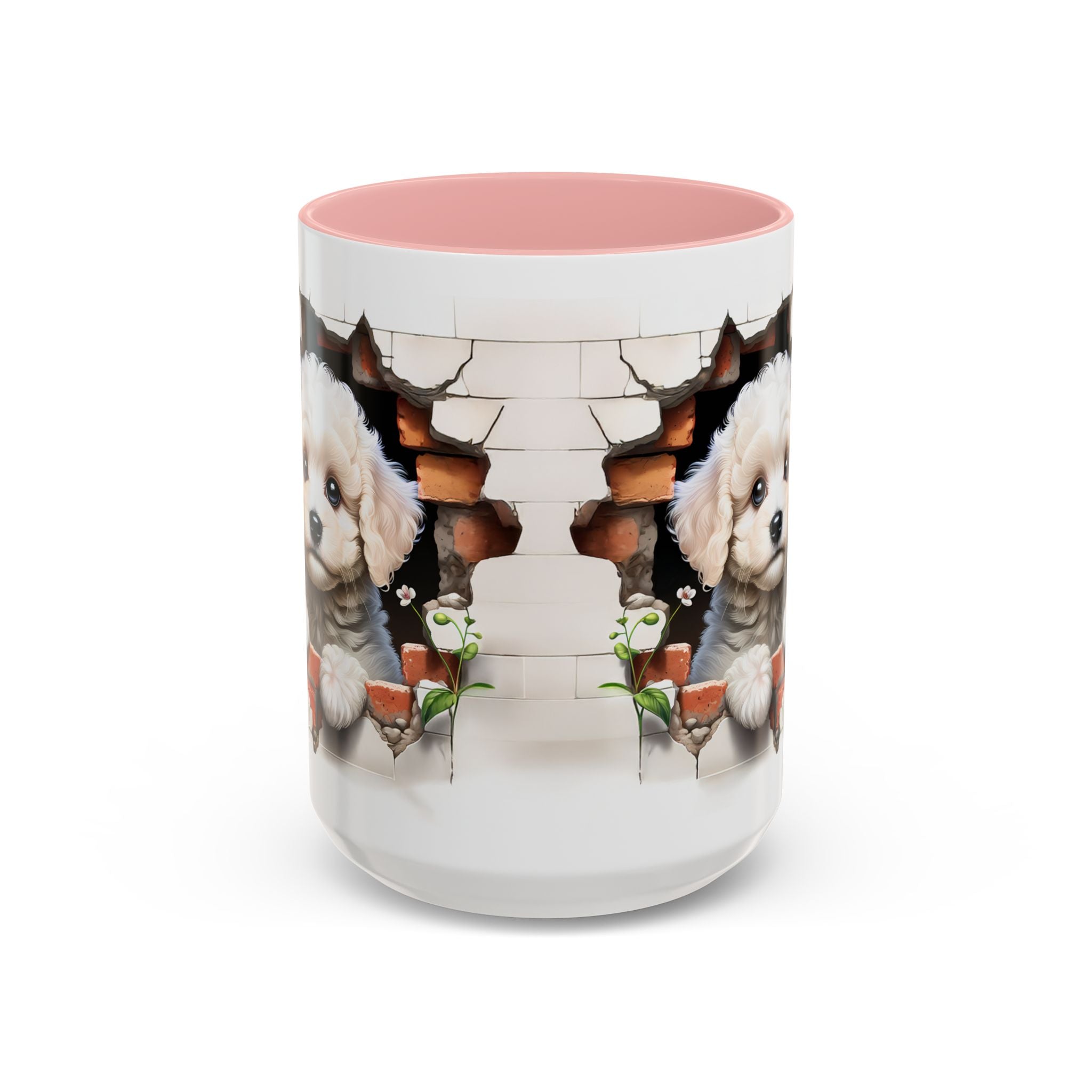 Cute Puppy Accent Coffee Mug - Adorable Dog Lover Gift, Pet-Themed Mug, Home Decor, Ideal for Gifts, Animal Enthusiast