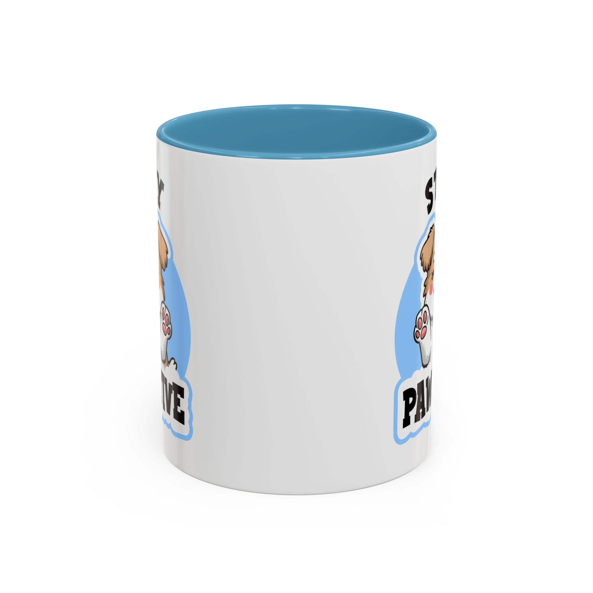 Cute Stay Pawsitive Coffee Mug - Perfect Gift for Dog Lovers mental health