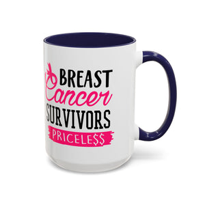 Breast Cancer Survivors Coffee Mug, Inspirational Cancer Gift, Supportive Awareness Mug, Gift for Survivors, Encouraging Morning Coffee