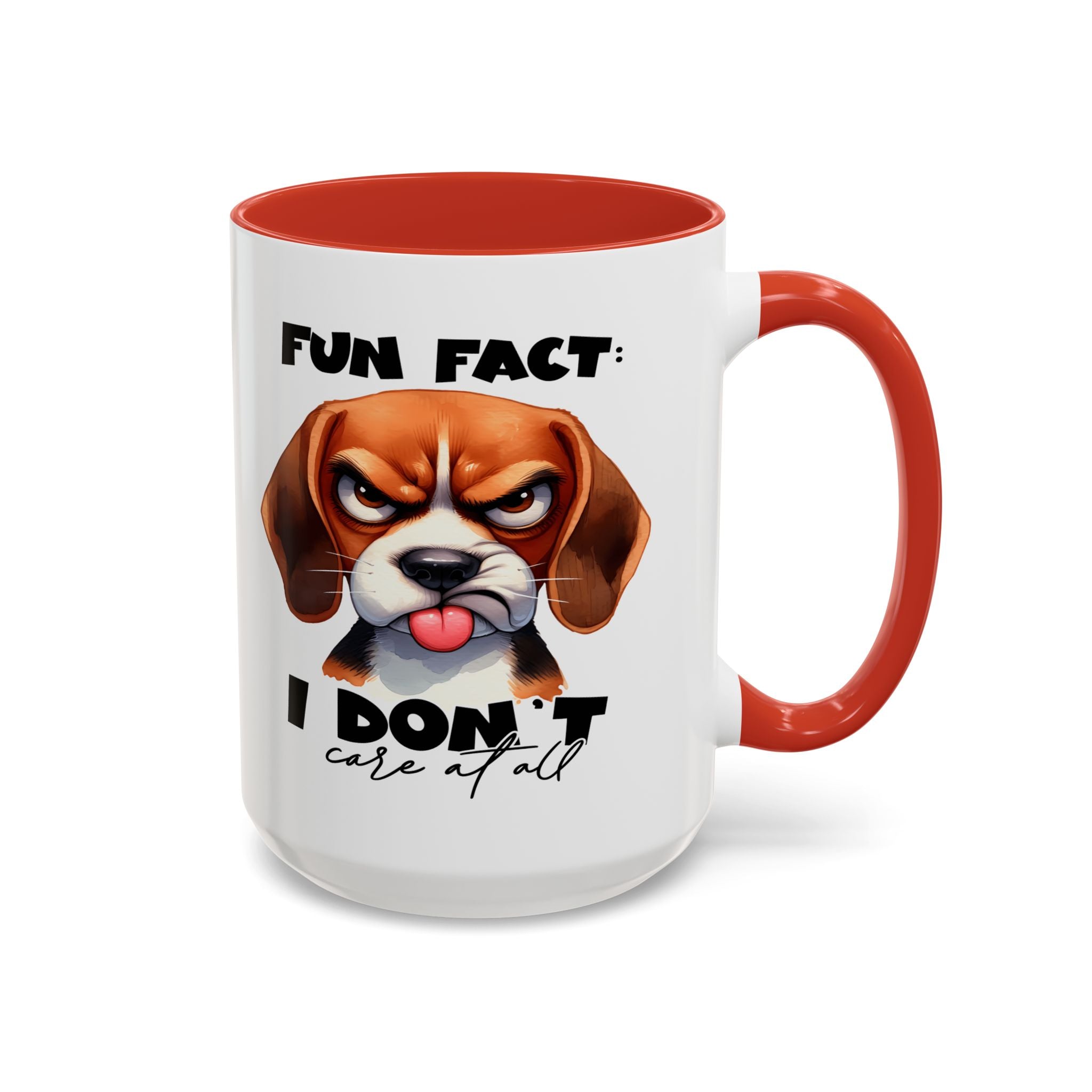 Funny Dog Accent Coffee Mug - Beagle Lover Gift, Pet Owner Present, Unique Animal Mug, Quirky Home Decor, Fun Fact Design