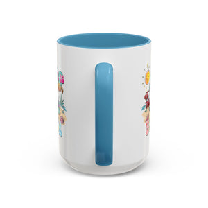 Beach Vibe Accent Coffee Mug - "Life is Better at the Beach" Design turtle animal lover